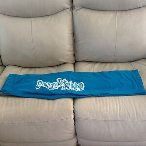 Teal blue sweatpants